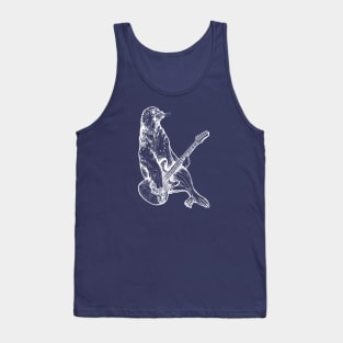 SEEMBO Sea Lion Playing Guitar Guitarist Musician Music Band Tank Top